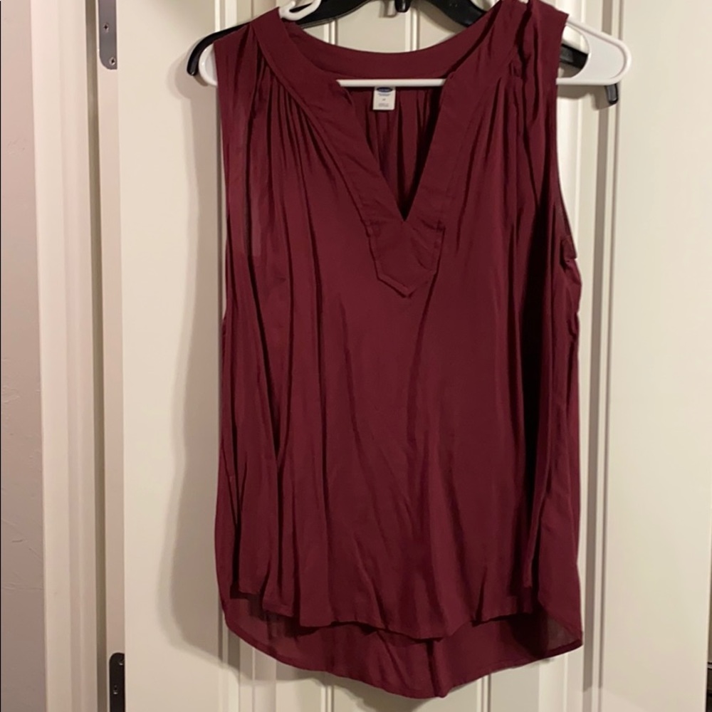 Old Navy Burgundy Blouse